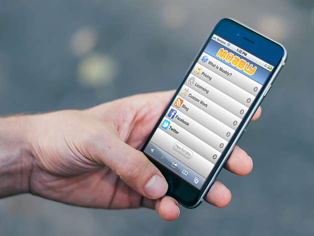Moably Mobile Website Builder: Lifetime Subscription Dev Plan