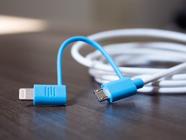 2-in-1 iOS & Android Extra-Long Charging Cable