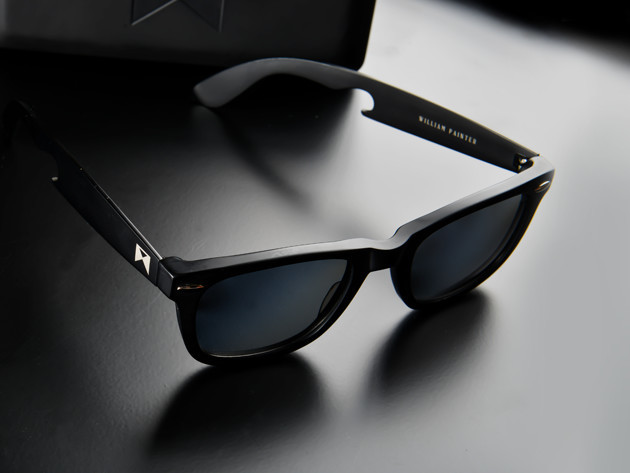 'The Hook' Titanium Sunglasses