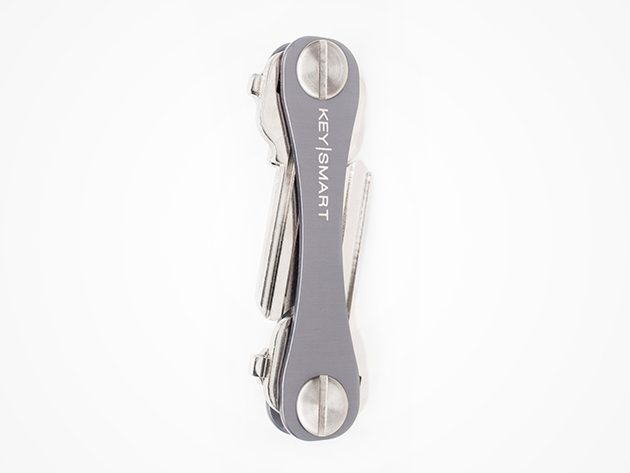 KeySmart 2.0 with Bottle Opener & Nano Clip (Slate)