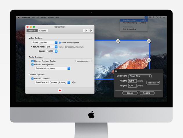 Screenflick High Performance Screen Recording