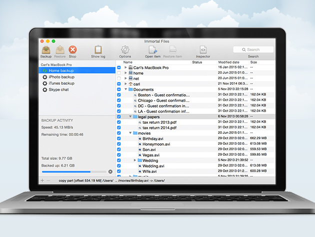 Immortal Files for Mac